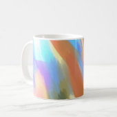  Abstracte Kunstpenseelstreken Koffiemok (Voorkant links)
