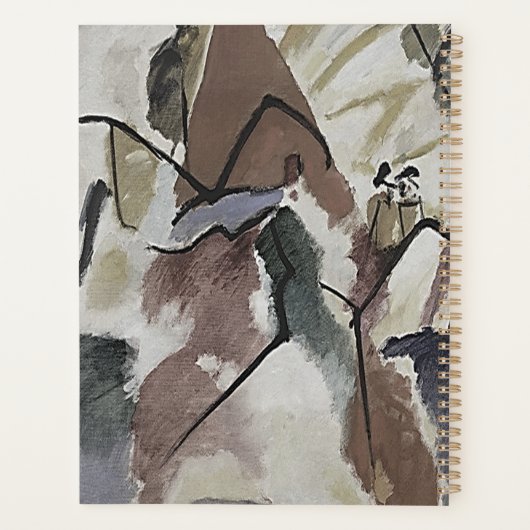 Abstracte Kunstplanner Planner (Achterkant)