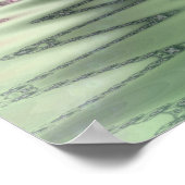 Abstracte kunstpoel van vergeetachtigheid poster (Hoek)