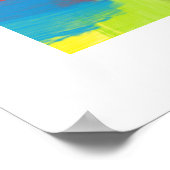 Abstracte kunstprint 3 door Roger R Whiteside Poster (Hoek)