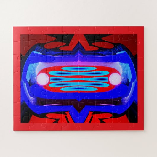 Abstracte kunstpuzzel 'Hoop en vrede' Legpuzzel (Horizontaal)