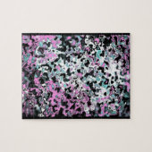 abstracte kunstpuzzel legpuzzel (Horizontaal)