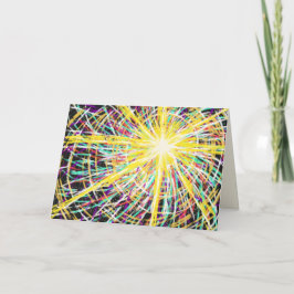 Abstracte kunstreanimatie: paasbijbelversie feestdagen kaart