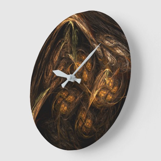 Abstracte kunstronde voor moeder aarde grote klok (Hoek)