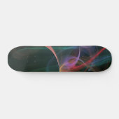 Abstracte kunstruimte persoonlijk skateboard (Horizontaal)