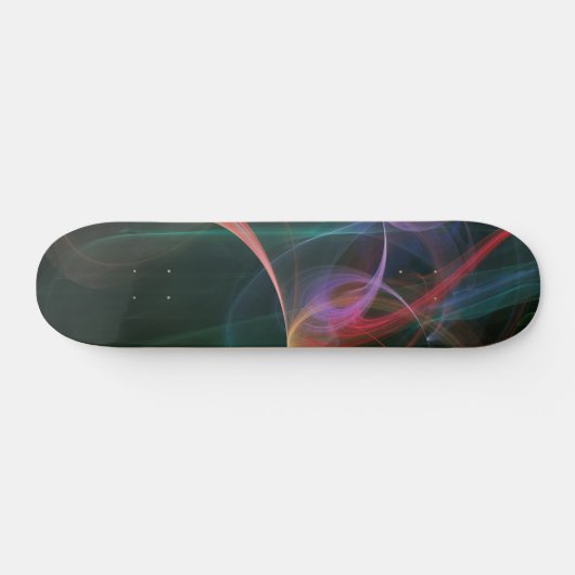 Abstracte kunstruimte persoonlijk skateboard (Horizontaal)