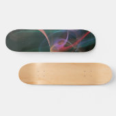 Abstracte kunstruimte persoonlijk skateboard (Horizontaal)