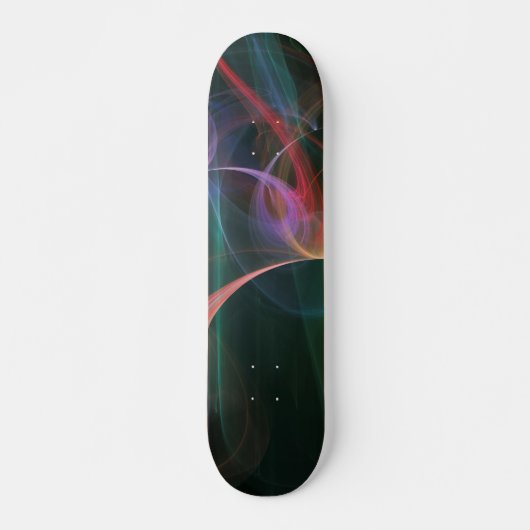 Abstracte kunstruimte persoonlijk skateboard (Voorkant)