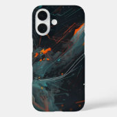 Abstracte kunstschelp Case-Mate iPhone case (Achterkant)