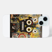 abstracte kunstschelp Case-Mate iPhone case (Achterkant (horizontaal))