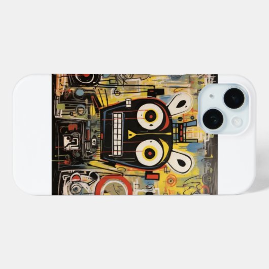 abstracte kunstschelp Case-Mate iPhone case (Achterkant (horizontaal))