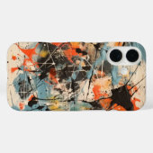 Abstracte kunstschelp Case-Mate iPhone case (Achterkant (horizontaal))