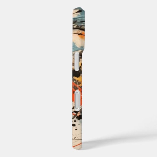 Abstracte kunstschelp Case-Mate iPhone case (Achterkant / Rechts)