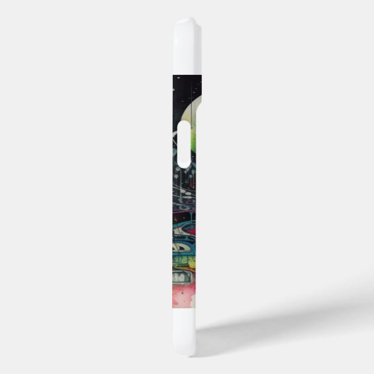 abstracte kunstschelp Case-Mate iPhone case (Achterkant / Rechts)