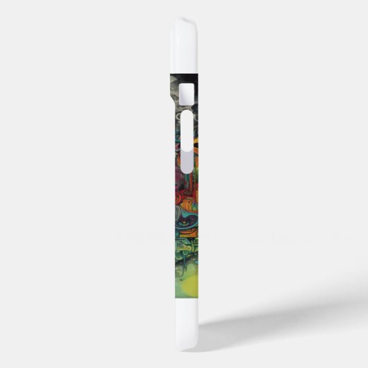 abstracte kunstschelp Case-Mate iPhone case (Achterkant / Links)