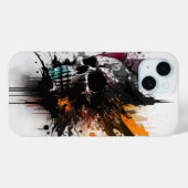 Abstracte kunstschelp Case-Mate iPhone case (Achterkant (horizontaal))