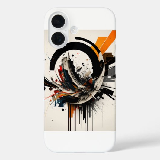 Abstracte kunstschelp Case-Mate iPhone case (Achterkant)