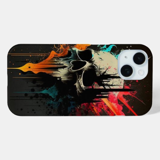 Abstracte kunstschelp Case-Mate iPhone case (Achterkant (horizontaal))