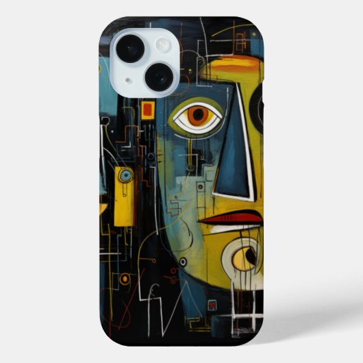 Abstracte kunstschelp Case-Mate iPhone case (Achterkant)