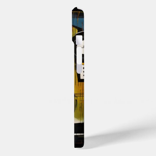 Abstracte kunstschelp Case-Mate iPhone case (Achterkant / Links)