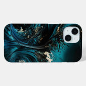 Abstracte kunstschelp Case-Mate iPhone case (Achterkant (horizontaal))