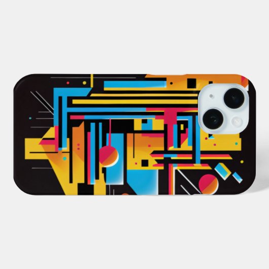 Abstracte kunstschelp Case-Mate iPhone case (Achterkant (horizontaal))