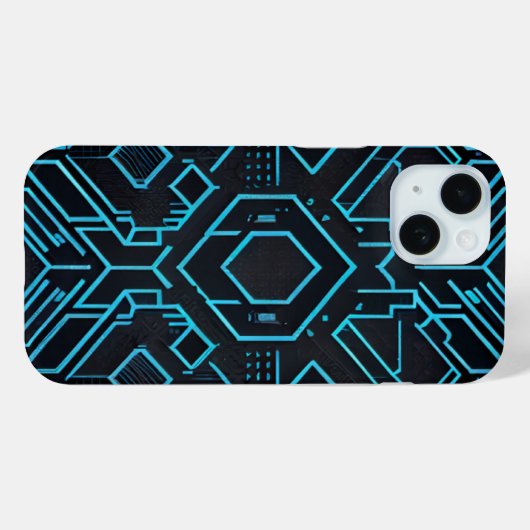 Abstracte kunstschelp Case-Mate iPhone case (Achterkant (horizontaal))