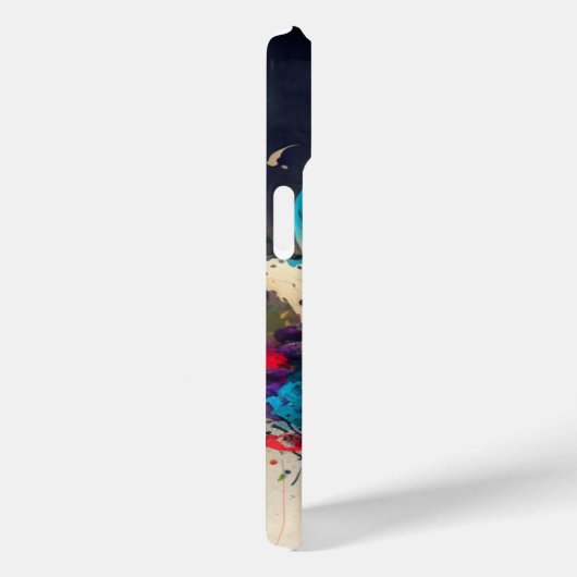 Abstracte kunstschelp Case-Mate iPhone case (Achterkant / Rechts)