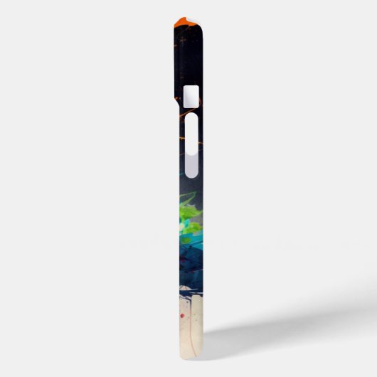 Abstracte kunstschelp Case-Mate iPhone case (Achterkant / Links)