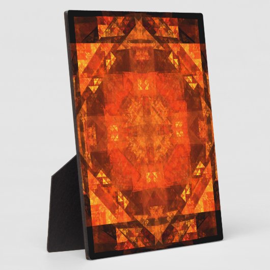 Abstracte kunstschild voor zinking fotoplaat (Zijkant)