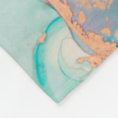 Abstracte kunstschilderachtergrond in alcohol fleece deken (Hoek)