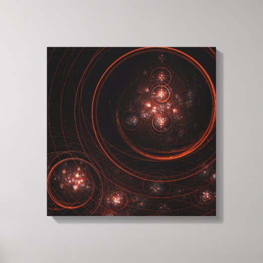 Abstracte kunstschilderafdrukken van Starlight Canvas Afdruk (Voorkant)