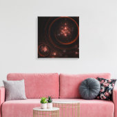Abstracte kunstschilderafdrukken van Starlight Canvas Afdruk (Insitu (Woonkamer))