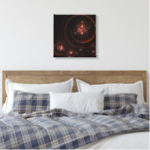 Abstracte kunstschilderafdrukken van Starlight Canvas Afdruk (Insitu (Slaapkamer))