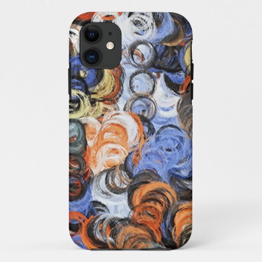 Abstracte kunstschilderende retrokleuren 19 Case-Mate iPhone case (Achterkant)