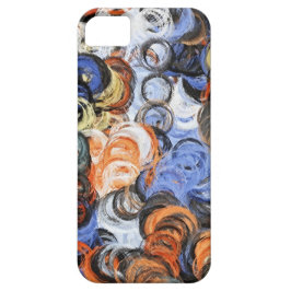 Abstracte kunstschilderende retrokleuren 19 iPhone 11 hoesje