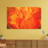 Abstracte kunstschildering 2 canvas afdruk (Insitu (Woonkamer))