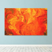 Abstracte kunstschildering 2 canvas afdruk (Insitu (Houten vloer))