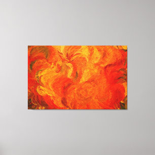 Abstracte kunstschildering 2 canvas afdruk