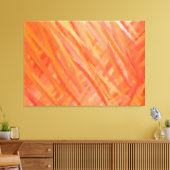 Abstracte kunstschildering 3 van Warm Colors Canvas Afdruk (Insitu (Woonkamer))