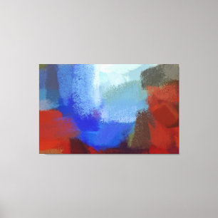 Abstracte kunstschildering 6 canvas afdruk