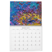 Abstracte kunstschilderkalender voor 2023 kalender (Mar 2027)