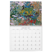 Abstracte kunstschilderkalender voor 2023 kalender (Jan 2027)