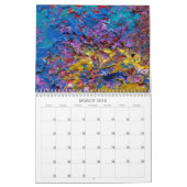 Abstracte kunstschilderkalender voor 2023 kalender (Mar 2026)