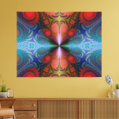 Abstracte kunstschilderkunst canvas afdruk (Insitu (Woonkamer))