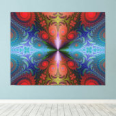 Abstracte kunstschilderkunst canvas afdruk (Insitu (Houten vloer))