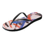 Abstracte kunstschilderpenselen Positieve Teenslip Teenslippers (Schuin)