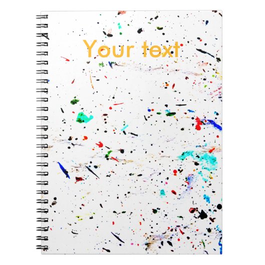 Abstracte kunstschilders en potentie notitieboek (Voorkant)
