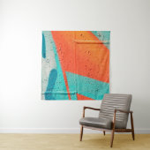 Abstracte kunstspuitverf textuurachtergrond wandkleed (In Situ (horizontaal))
