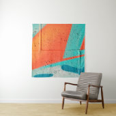 Abstracte kunstspuitverf textuurachtergrond wandkleed (In situ)